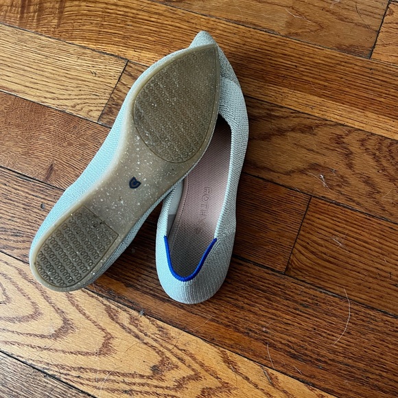 Rothy’s The Point Diamond Metallic flats. Worn only a few times-great condition! - Picture 5 of 5